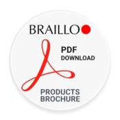 Braillo braille embosser and braille printer brochure