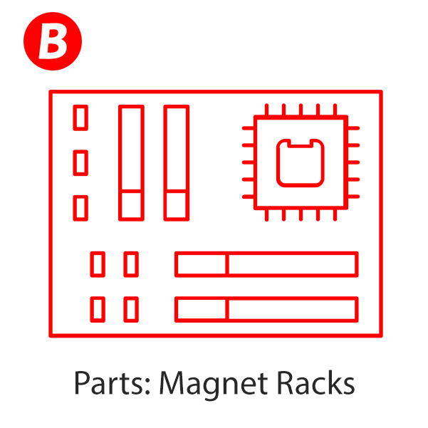 Braillo Parts Magnet Racks-General